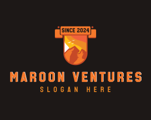 Adventure Mountain Camp logo design