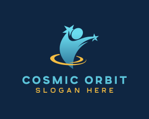 Star Person Orbit logo design
