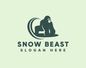 Wild Gorilla Beast logo design