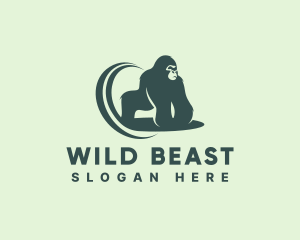 Wild Gorilla Beast logo design