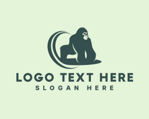 Zoo - Wild Gorilla Beast logo design