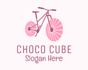 Bike Service - Pink Travel  Bike logo design