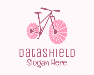 Sweet - Pink Travel  Bike logo design