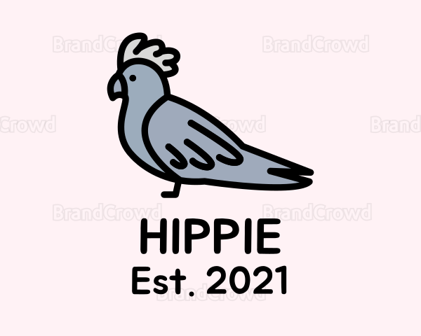 Cartoon Dove Bird Logo