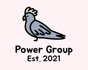 Pet Store - Cartoon Dove Bird logo design