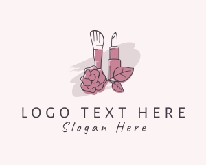 Rose - Floral Cosmetic Products logo design