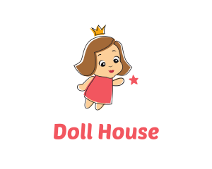 Doll - Princess Toy Doll logo design
