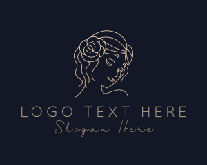 Flower Lady Salon Logo