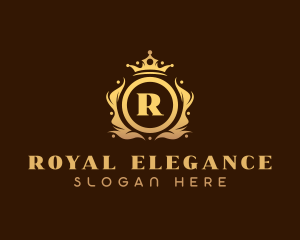 Stylish Royal Crown logo design