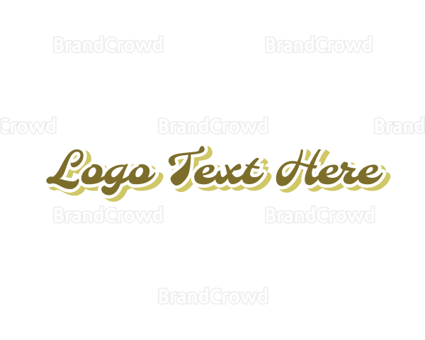 Retro Fashion Boutique Logo