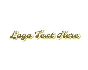 Agency - Retro Fashion Boutique logo design