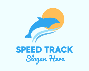 Ocean - Ocean Sun Dolphin logo design