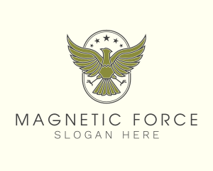 Military Eagle Crest logo design