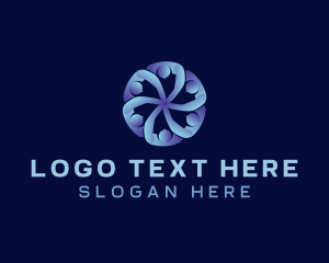 Humanitarian - Community Group People logo design