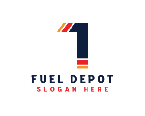 Gasoline - Generic Business Number 1 logo design