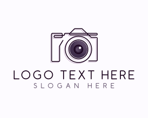 Portraiture - Digital Camera Lens logo design