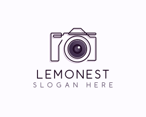 Dslr - Digital Camera Lens logo design