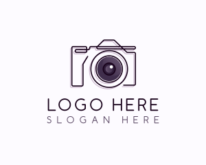 Film - Digital Camera Lens logo design