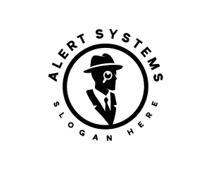 Anonymous Detective Man logo design