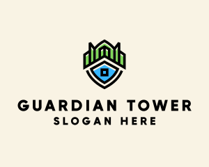 Insurance Shield Building  logo design