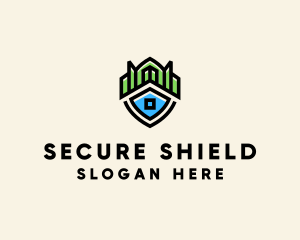 Insurance Shield Building  logo design