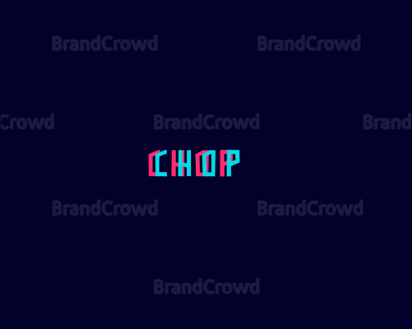 Glitch Neon Brand Logo