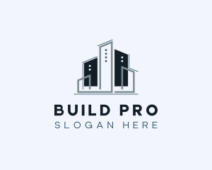 Urban Building Construction logo design