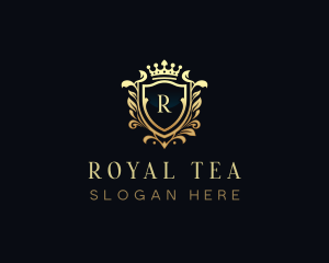 Royal Shield Crown logo design