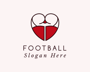 Seductive - Sexy Heart Lingerie logo design