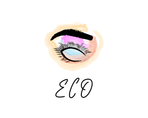 Beauty Eyelashes Makeup Logo