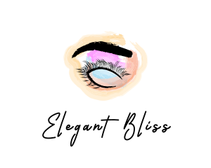 Beauty Eyelashes Makeup Logo