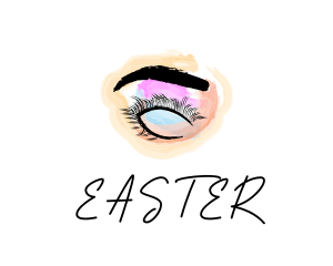 Eyelashes - Beauty Eyelashes Makeup logo design