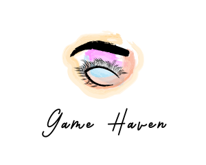 Makeup Artist - Beauty Eyelashes Makeup logo design