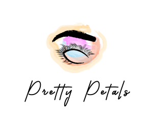 Beauty Eyelashes Makeup logo design