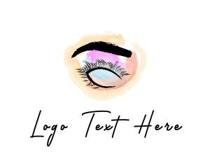 Beauty Eyelashes Makeup Logo