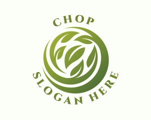 Agriculture - Eco Organic Leaves logo design