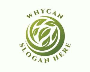 Plant - Eco Organic Leaves logo design