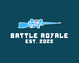 Fortnite - Sniper Rifle Gaming logo design