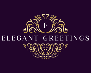 Floral Luxury Ornamental logo design