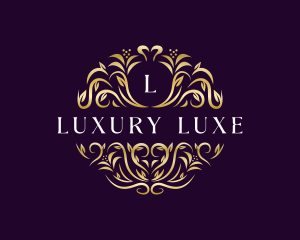 Floral Luxury Ornamental logo design