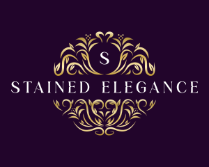 Floral Luxury Ornamental logo design