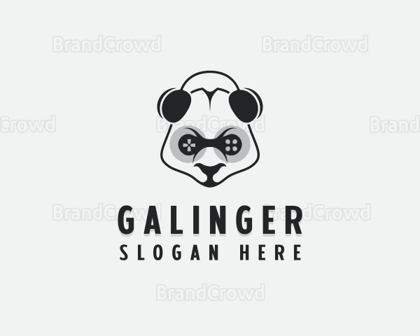 Panda Gamer Streamer Logo