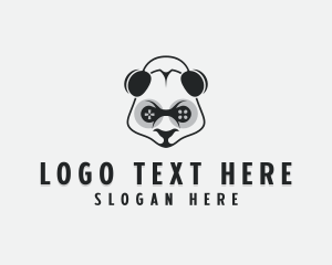 Geek - Panda Gamer Streamer logo design
