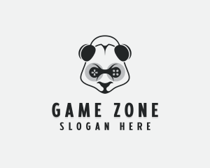 Panda Gamer Streamer logo design