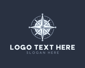 Navigation - Compass Navigation Exploration logo design