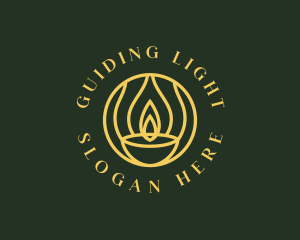 Candle Spa Light logo design