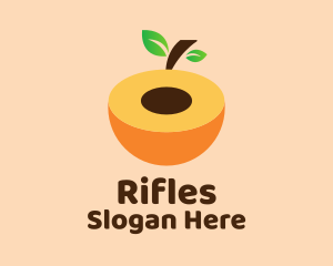 Sweet Peach Fruit  Logo