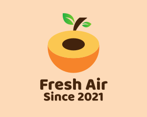 Sweet Peach Fruit  logo design