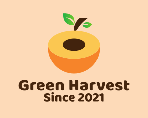 Cultivation - Sweet Peach Fruit logo design