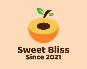 Sweet Peach Fruit  logo design